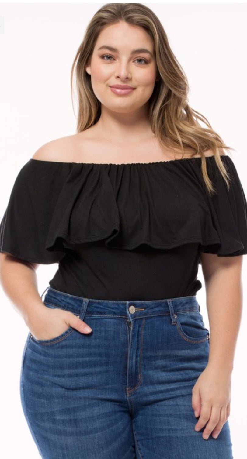 Riley Ruffle Top - Saras - Secrets